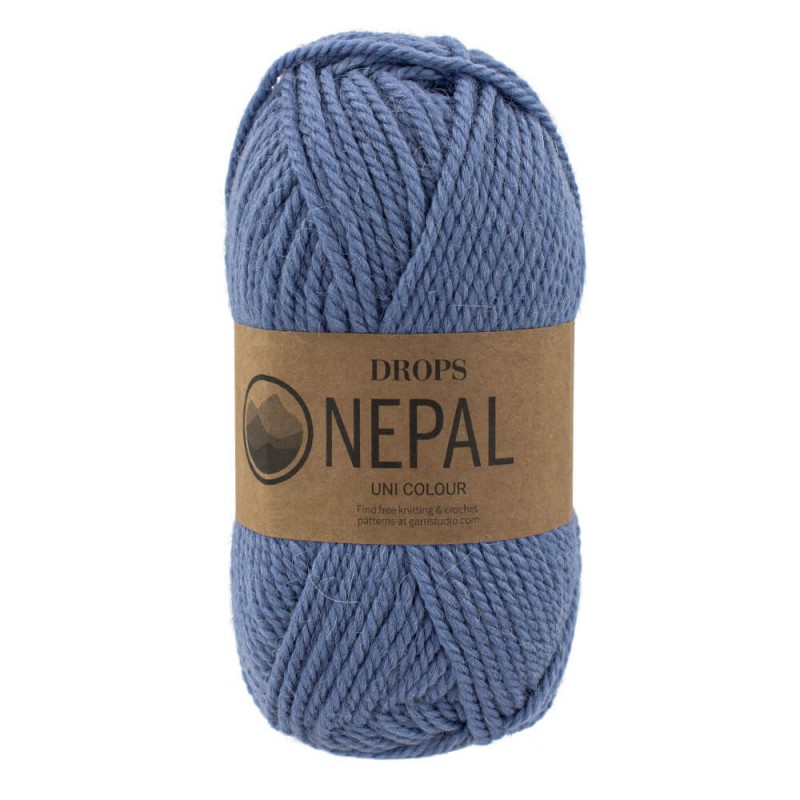 DROPS Nepal Wool Yarn Knitting Yarn Aran Weight Yarn Worsted Yarn