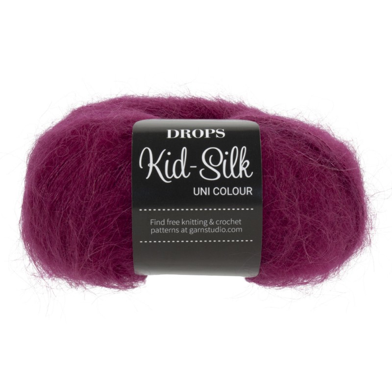  Mohair and Silk Yarn Drops Kid-Silk, 0 or Lace, 2 Ply, 0.9 oz  230 Yards per Ball (04 Old Pink)