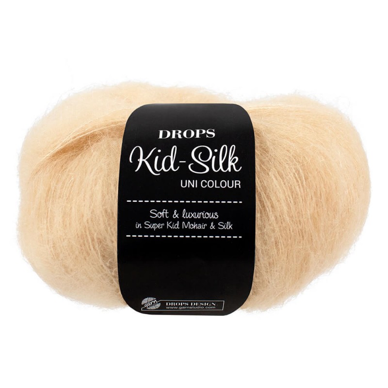  Mohair and Silk Yarn Drops Kid-Silk, 0 or Lace, 2 Ply, 0.9 oz  230 Yards per Ball (04 Old Pink)