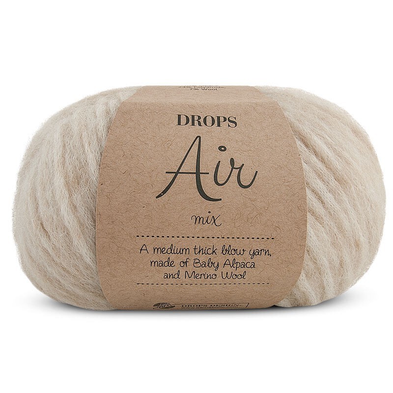 Drops Air 50gr 150 mt Aran/Worsted weight mix alpaca wool yarn knitting  crochet