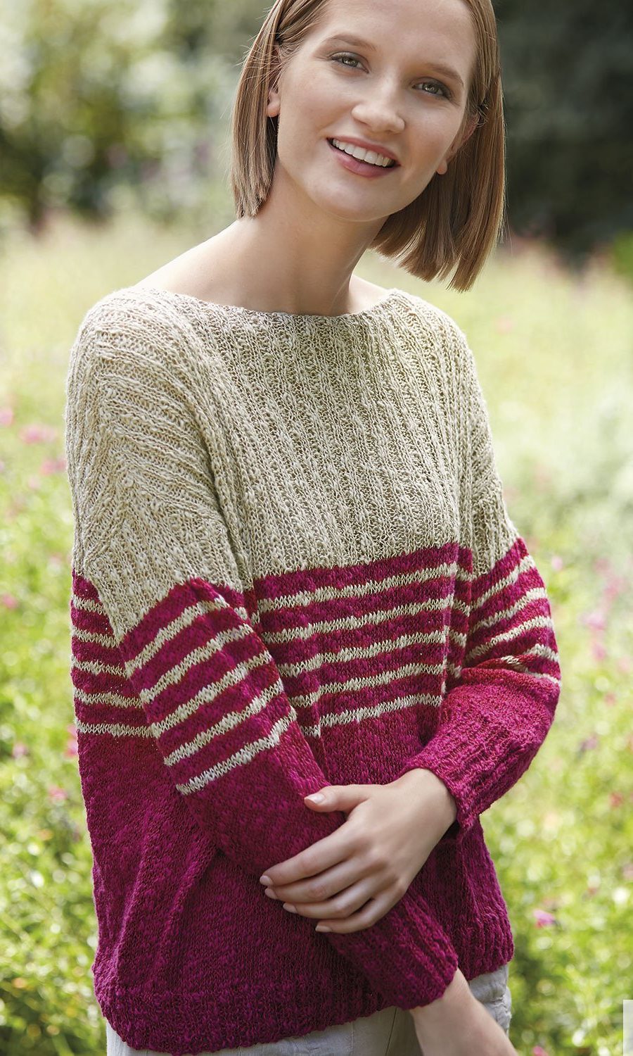 pattern-knit-crochet-woman-sweater-spring-summer-katia-6123-24-g